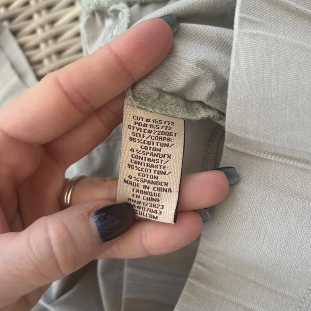XCVI‎ Geyser Crop Pants XL athleisure streetwear layered ruched travel hiking